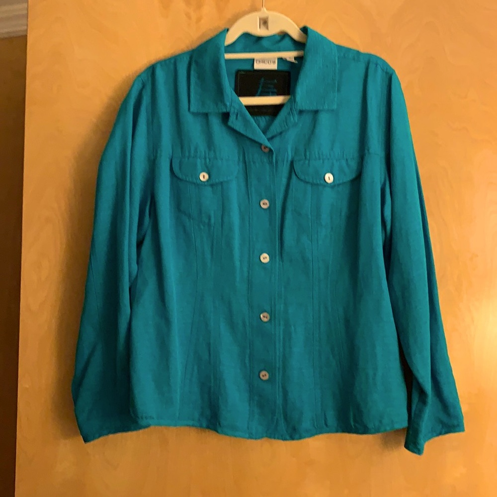 Chico’s Jacket Teal